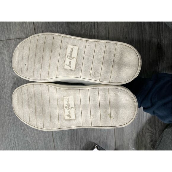 Sam Edelman ETHYL White Leather Lace-Up Sneakers Women's Size 9 Fashion Comfort - Picture 4 of 6